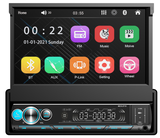 Universal 7 Inches single DIN motorized screen Android Car Stereo